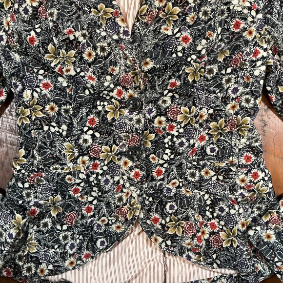 Anthropologie Daughters of the Liberation Floral Blazer Jacket Size 2 - Picture 8 of 8